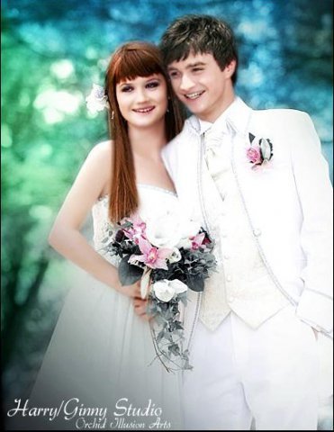 hary ginny wedding1